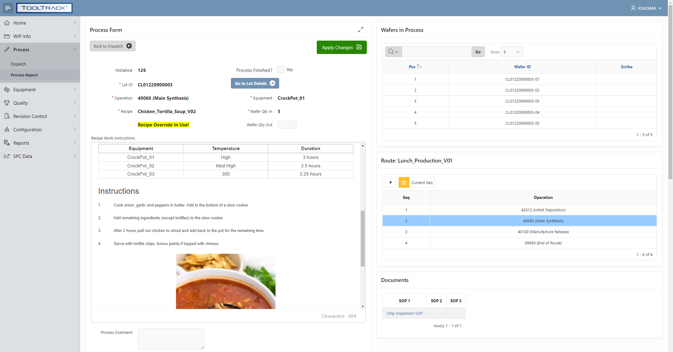 Clear Process Instructions